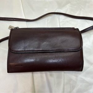 Fossil crossbody/clutch purse